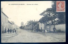 Cpa Du 77  La Chapelle La Reine Avenue De La Gare    Sep17-13 - La Chapelle La Reine