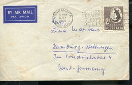 AUSTRALIA 1956 AIR MAIL COVER TO GERMANY - Storia Postale