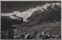 Saas-Fee - Alphubel, Täschhorn, Dom, Lenzspitze - Photo: E. Gyger No. 10462 - Täsch