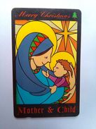 Singapore Phonecard 92SIGA Mother And Child $5 - Noel