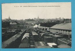CPA 278 - Chemin De Fer Trains Vue Prise De La Passerelle Chaigneau ANGOULÊME 16 - Angouleme