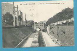 CPA 48 - Chemin De Fer Train Avenue Gambetta SAINT-MANDE 94 - Saint Mande