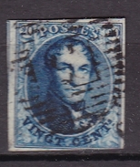 Belgique N° 4 Oblitéré - Cote : 70 € - 1849-1850 Medaillons (3/5)