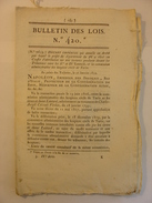 BULLETIN DES LOIS - 15 FEVRIER 1812 - EAUX DE PARIS - OCTROIS MUNICIPAUX - BARON D'ESTANG MAIRE DE MONT SAINT PERE AISNE - Decreti & Leggi