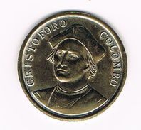 ) PENNING  CRISTOFORO COLOMBO  - TRANS MARE CURRUNT - Monedas Elongadas (elongated Coins)