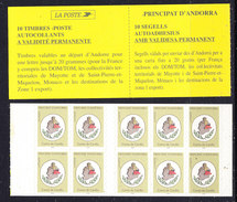 Andorra Fr. 1996 Booklet ** Mnh (36749) - Carnets