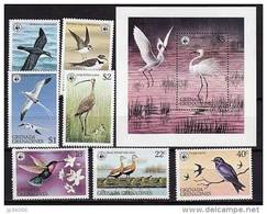 GRENADA GRENADINES, WWF, Oiseaux , Yvert 255/61+BF36** Neuf Sans Charniere. MNH - Nuovi