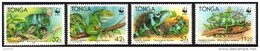 TONGA WWF, Reptiles. Yvert N°790/93 ** Neuf Sans Charniere. MNH. - Unused Stamps