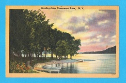 ** GREETING FROM GREENWOOD LAKE NEW YORK ** - Parks & Gardens