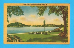 GREETINGS FROM PUTNAM LAKE NEW YORK - Parques & Jardines