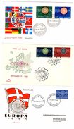 Set Of 17 FDC_EUROPA_1960_CEPT_different Countries - 1960
