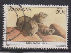 BOTSWANA Scott # 419 Used - Rock Dassie - Botswana (1966-...)