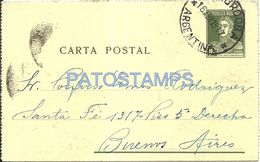 77839 ARGENTINA CORDOBA CIRCULATED TO BUENOS AIRES AÑO 1935 BUZON + AMBULANTE POSTAL STATIONERY NO POSTCARD - Ganzsachen