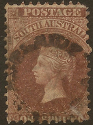 SOUTH AUSTRALIA 1876 1s Chocolate SG 130 U #ABG176 - Used Stamps