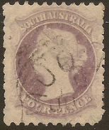 SOUTH AUSTRALIA 1876 4d Purple SG 138 U #ABG187 - Used Stamps