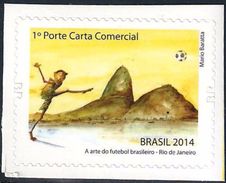 BRAZIL 2014  -  THE ART OF BRAZILIAN  FOOTBALL   -  VENUE OF RIO DE JANEIRO - Unused Stamps