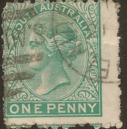 SOUTH AUSTRALIA 1868 1d QV SG 158 U* #ABG332 - Used Stamps