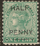 SOUTH AUSTRALIA 1882 1/2d On 1d SG 181 HM #ABG322 - Mint Stamps