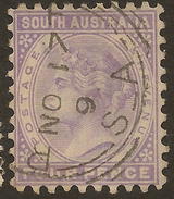 SOUTH AUSTRALIA 1876 4d QV P10 SG 184 U #ABG343 - Oblitérés