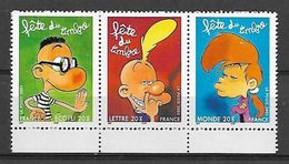 France 2005 - Yv N° 3751a ** - Tryptique "Manu - Titeuf - Nadia" (3751 - 3752 - 3753) - Unused Stamps