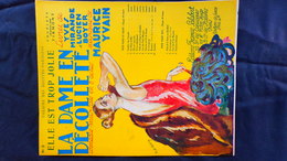 PARTITION MUSICALE- LA DAME DECOLLETE-THEATRE BOUFFES PARISIENS-TIRMONT-YVES MIRANDE-LUCIEN BOYER-MAURICE YVAIN-VALERIO - Partitions Musicales Anciennes