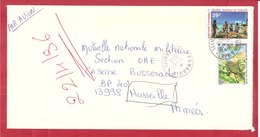 Y&T N°442+479 PUNAAUIA     Vers FRANCE 1996 - Storia Postale