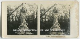 FOTOGRAFIA STEREOSCOPICA WIEN STADTPARK BRACKNER DENKMAL AUSTRIA ANNO 1904 - Stereoscopes - Side-by-side Viewers