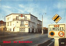 87-LIMOGES- HÔTEL RESTAURANT DE L'AEROPORT- " AU BELVEDERE " - Limoges