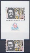 ** Slovaquie 1995 Mi 225+Bl.3, (MNH) - Unused Stamps