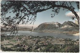 CPSM:  SAINT-JORIOZ  (Dpt.74):    Vue Générale Et Le Mont Veyrier En 1957.  (photo Véritable)    (D1512) - Other & Unclassified
