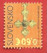 SLOVACCHIA SLOVENSKO USATO - 2010 - Virgin Mary In Spišska Nova Ves - 0,60 € - Michel  SK 628 - Usados
