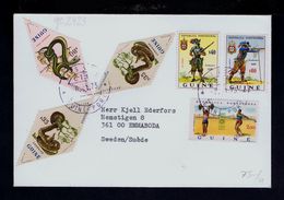 Gc2923 GUINÉ PORTUGUESA Snakes Spiders Cobras Faune Sweden EMMABODA 1973 Militaria Sports Uniformes - Ragni