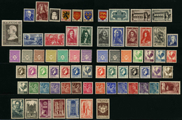 FRANCE - ANNEE COMPLETE 1944 - YT 599 à 668 ** - 70 TIMBRES NEUFS ** - 1940-1949