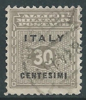 1943 OCCUPAZIONE ANGLO AMERICANA SICILIA 30 CENT - R13-7 - Anglo-Amerik. Bez.: Sicilë