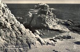 1955 , GERONA - TOSSA DE MAR , LA BANYERA DE SES DONES , TARJETA POSTAL CIRCULADA - Gerona