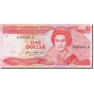 Billet, Etats Des Caraibes Orientales, 1 Dollar, 1985-1987, Undated (1985-1988) - Caribes Orientales