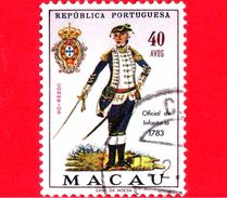 MACAO - Usato - 1966 - Uniformi Dell'esercito - 40 - Gebraucht