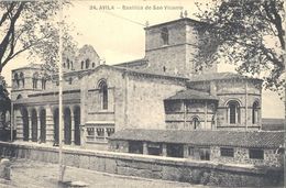 AVILA - BASÍLICA DE SAN VICENTE,  TARJETA  POSTAL NO CIRCULADA - Ávila