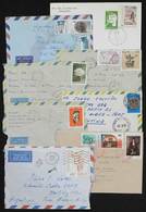 TOPIC ART 48 Worldwide Covers With Stamps Or Special Postmarks Topic Art, Paint - Andere & Zonder Classificatie