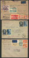 TOPIC JUDAICA 3 Covers Sent To Aid Organizations For Jews In Europe Between 19 - Zonder Classificatie