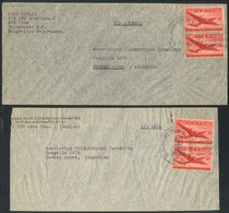 TOPIC JUDAICA "2 Covers Sent From The American Joint Distribution Committee In - Unclassified