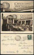 TOPIC MEDICINE "Postcard Sent From Italy To Montevideo, On Arrival It Received - Medicine