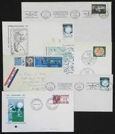 TOPIC WHEATER, METEOROLOGY Topic Weather: 10 Covers With Stamps Or Special Post - Climat & Météorologie