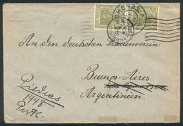 GERMANY Cover Sent From München To Buenos Aires On 10/OC/1921 Franked With 1.20 - Andere & Zonder Classificatie