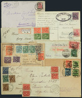 GERMANY 8 Covers Sent To Argentina In 1922 And 1923 With Interesting INFLA Post - Other & Unclassified