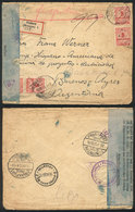 GERMANY Registered Cover Sent From Freiburg To Buenos Aires On 15/OC/1923 With - Andere & Zonder Classificatie