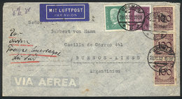 GERMANY Airmail Cover Sent From Bremen To Buenos Aires On 28/OC/1932 Franked Wi - Altri & Non Classificati