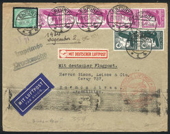 GERMANY Airmail Cover (it Contained Printed Matter) Sent From Erfurt To Buenos - Andere & Zonder Classificatie