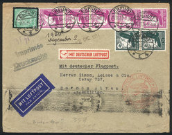 GERMANY Airmail Cover (it Contained Printed Matter) Sent From Erfurt To Buenos - Otros & Sin Clasificación