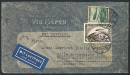 GERMANY Airmail Cover Sent From Köln To Buenos Aires In MAR/1936 Franked With 4 - Andere & Zonder Classificatie